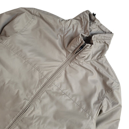 Nike Y2K Beige Zipped Sports Windbreaker Jacket Uk Men's Size S