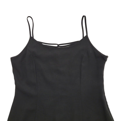 Principles Vintage 90s Black Sleeveless Dress Uk Women's Size 16 W34