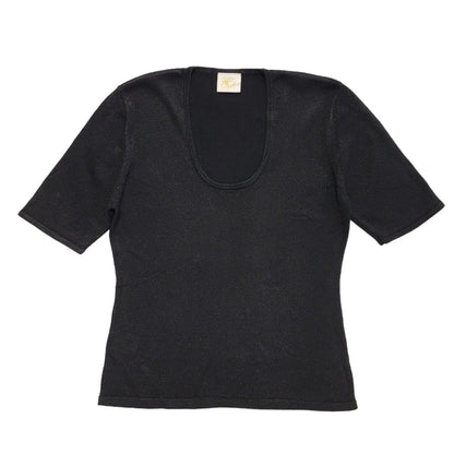 Country Casuals Vintage 90s Black Round Neck T-Shirt Uk Women's Size L