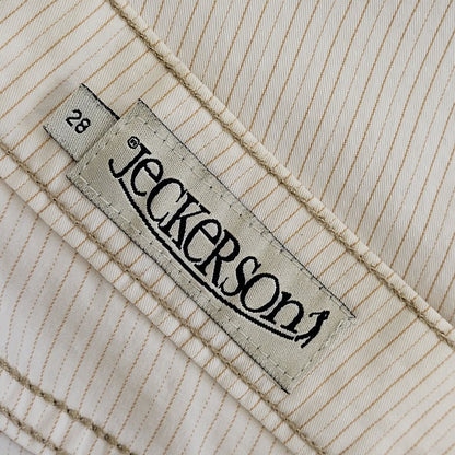 Jeckerson Vintage 90s Beige Straight Denim Jeans Women's Size 10 W28 L28