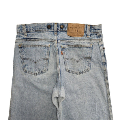 Levi's Vintage 90s Light Blue Tapered Denim Suspender Jeans Men's Size M W33 L34