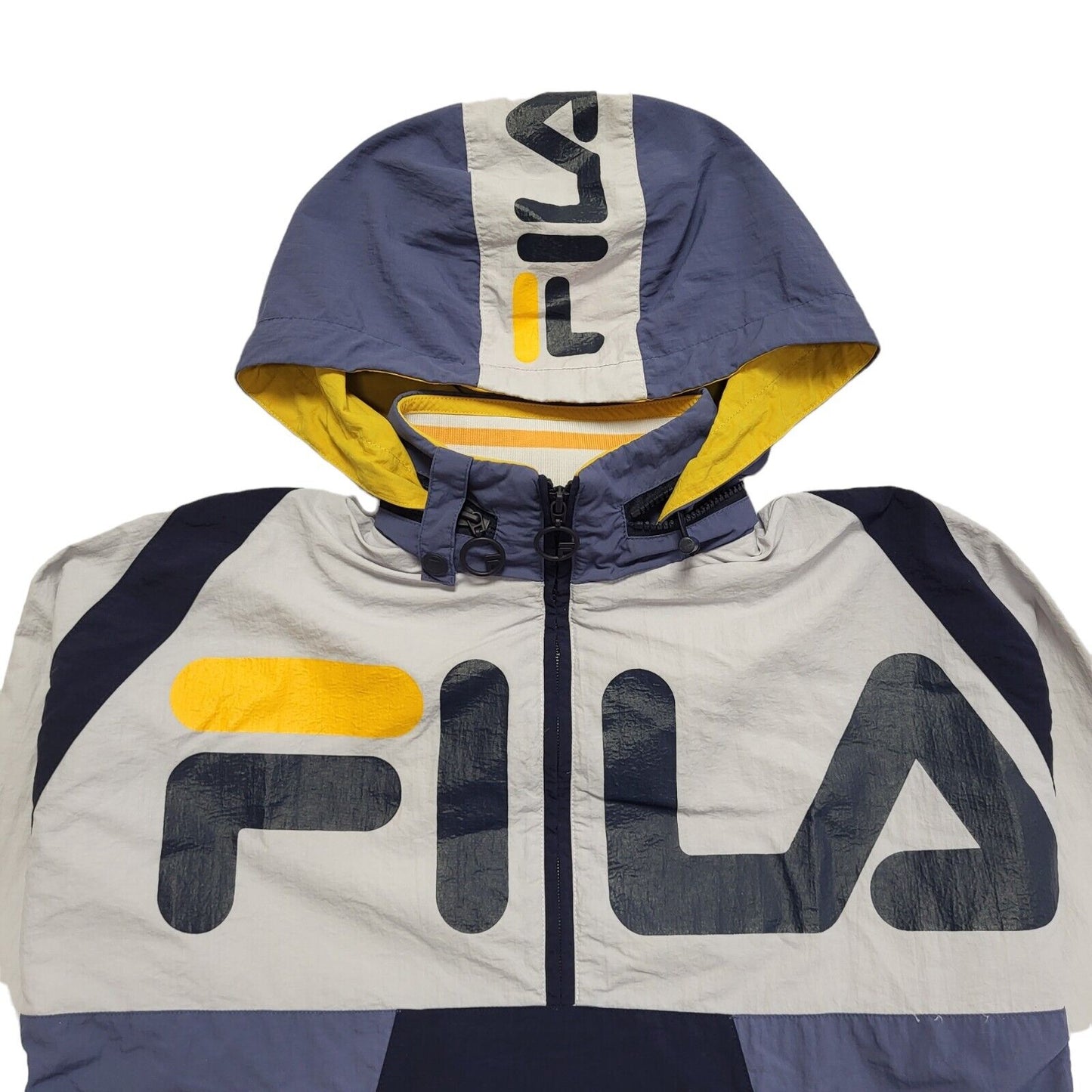 Fila Vintage Y2K Pullover Windbreaker Jacket Women's UK Size S / 10