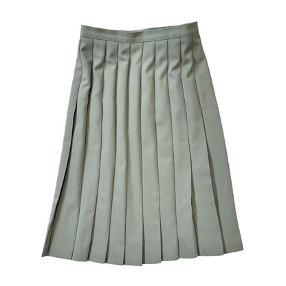 Marks & Spencer St Michael 90s Vintage Green Pleated Skirt Women's Size 12 W30