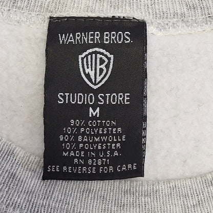 Warner Bros Bugs Bunny Print 90s Vintage Grey Sweatshirt Women's Size M