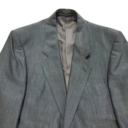The Label  Vintage 90s Blue 2 Piece Suit & Trousers Uk Men's Size L 42" W36 L31