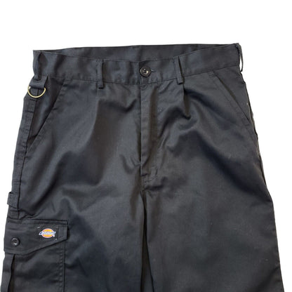 Dickies Black Workwear Straight Leg Trousers Men's Size S W30 L31