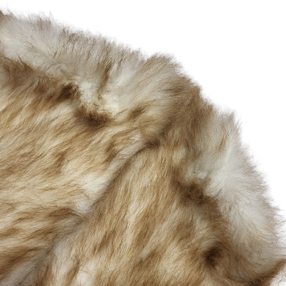 70s Vintage Glenn Models Beige Faux Fur Trim Gilet Uk Women's Size 18