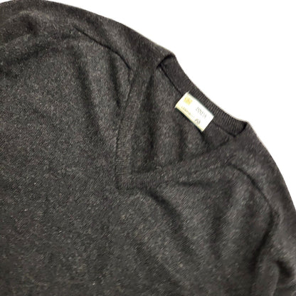 Marks and Spencer Vintage 80's Dark Grey Wool Jumper Uk Men's Size Large