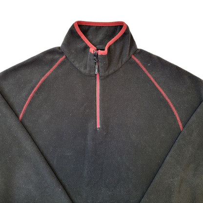 Dickies Black 1/4 Zip  Fleece Men's Size M