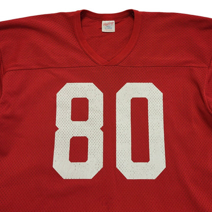 Rawlings Red No.80 NFL American Football Jersey UK Men's Size XL
