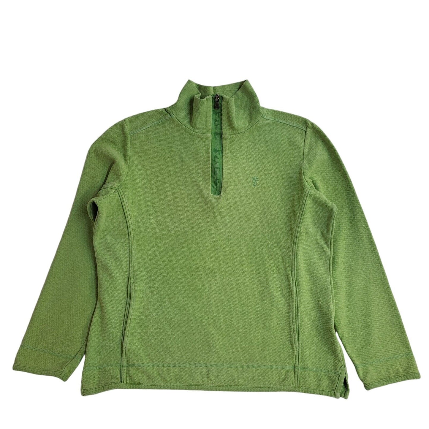 Fat Face Green 1/4 Zip Vintage 90's Sweatshirt UK Women's 14