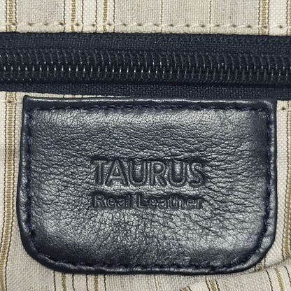 Taurus Black Leather Small Shoulder Bag Uk Women's Size  11.5" x 6.5"