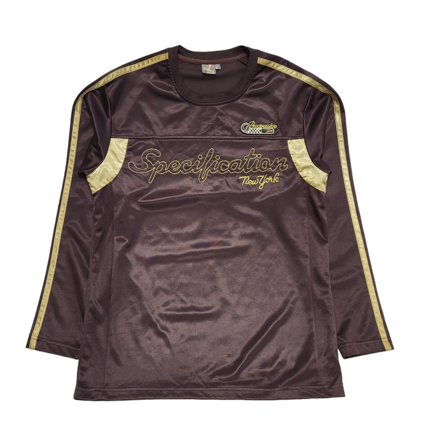 Deerway Sweatshirt Vintage Y2K Maroon & Brown Womens UK Size XL