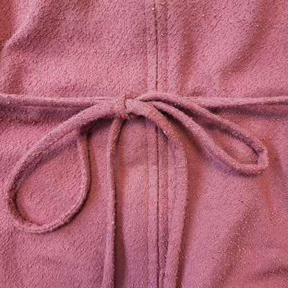 70s Vintage Eastex Pink Long Sleeve Daywear Dress Women's Size 12 Eu 40