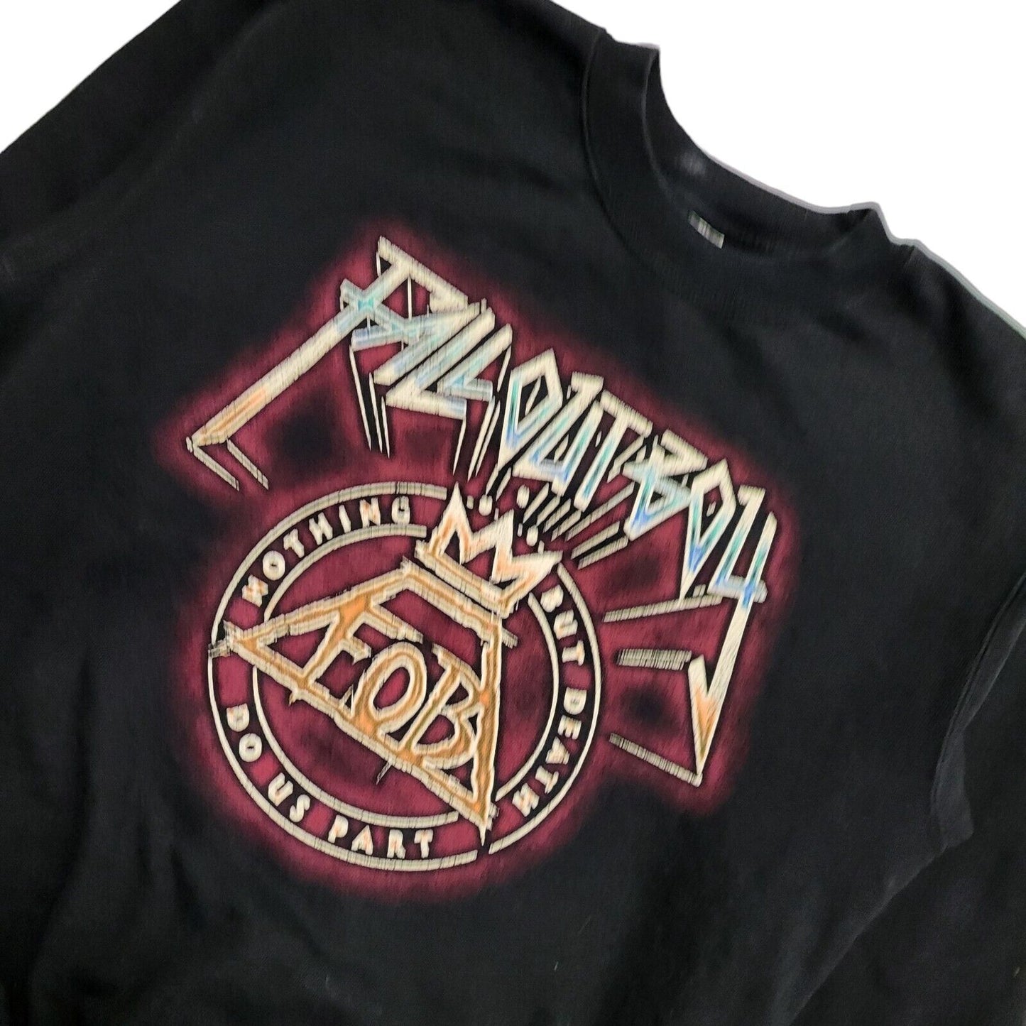 Fall Out Boy Vintage Black Sweatshirt Women's Size Small