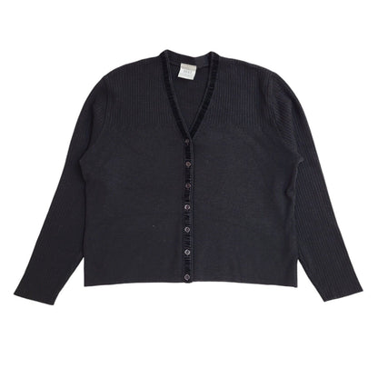 Next Vintage 90's Black Button Cardigan UK Women's Size 16