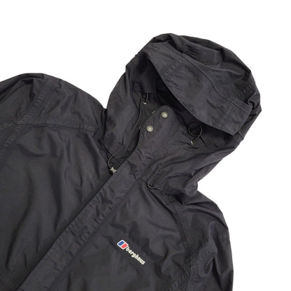 Berghaus Black Vintage Y2K Full Zip Hooded Jacket Uk Women's Size L12