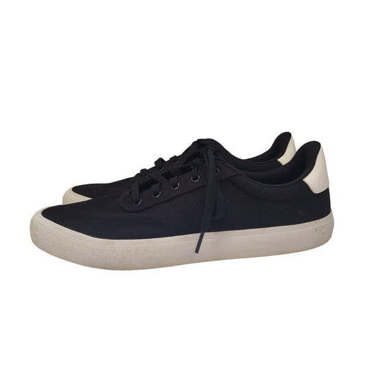 Adidas Black & White Lace-up Sports Casual Trainers Uk Men's Size 11