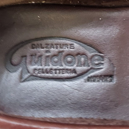 Guidone Brown Lace-up Casual Leather Flat Shoes Uk Men's Size 10