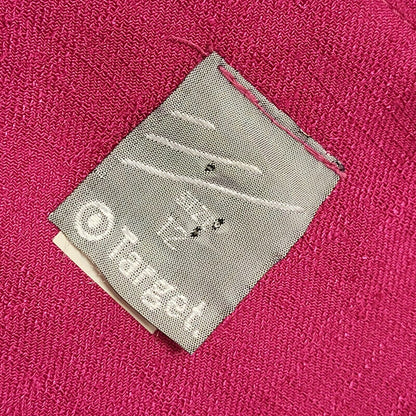 Target Pink 80s Vintage Sleeveless Bodycon Dress Uk Women's Size 12