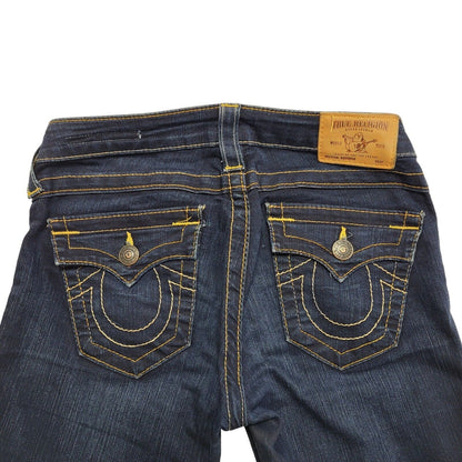 True Religion Blue Skinny Denim Jeans Women's Size UK 10 W28 L30