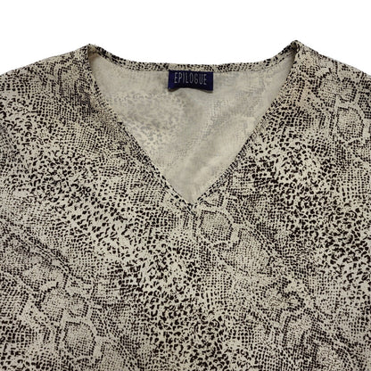 Epilogue Y2K Snake Print Skirt & Top Womens UK Size 12