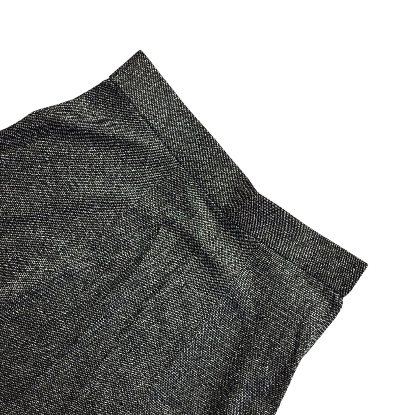 Richard Shops 70s Black & Silver Sparkly Long Maxi Skirt Women's UK 8 W26
