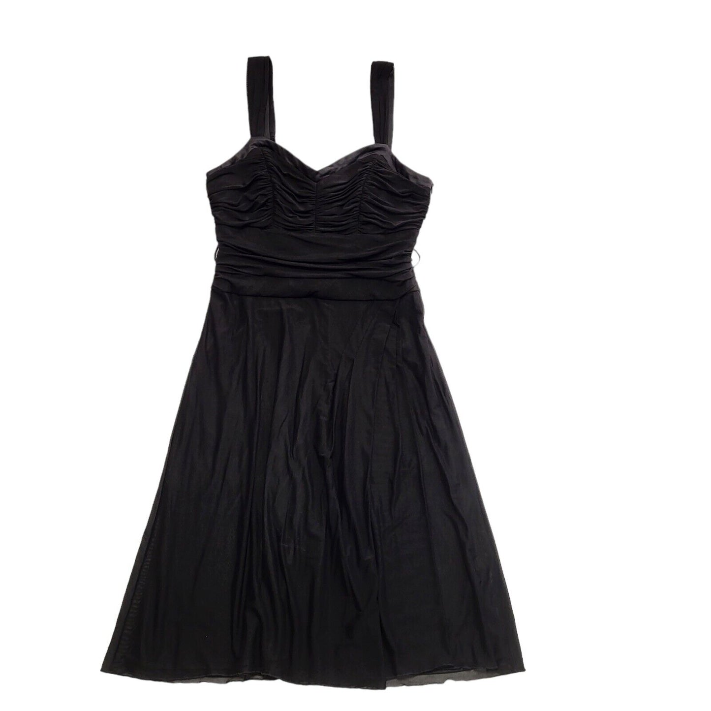 Next 90s Vintage Black Sleeveless Party Dress Women's Size 14