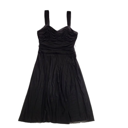 Next 90s Vintage Black Sleeveless Party Dress Women's Size 14
