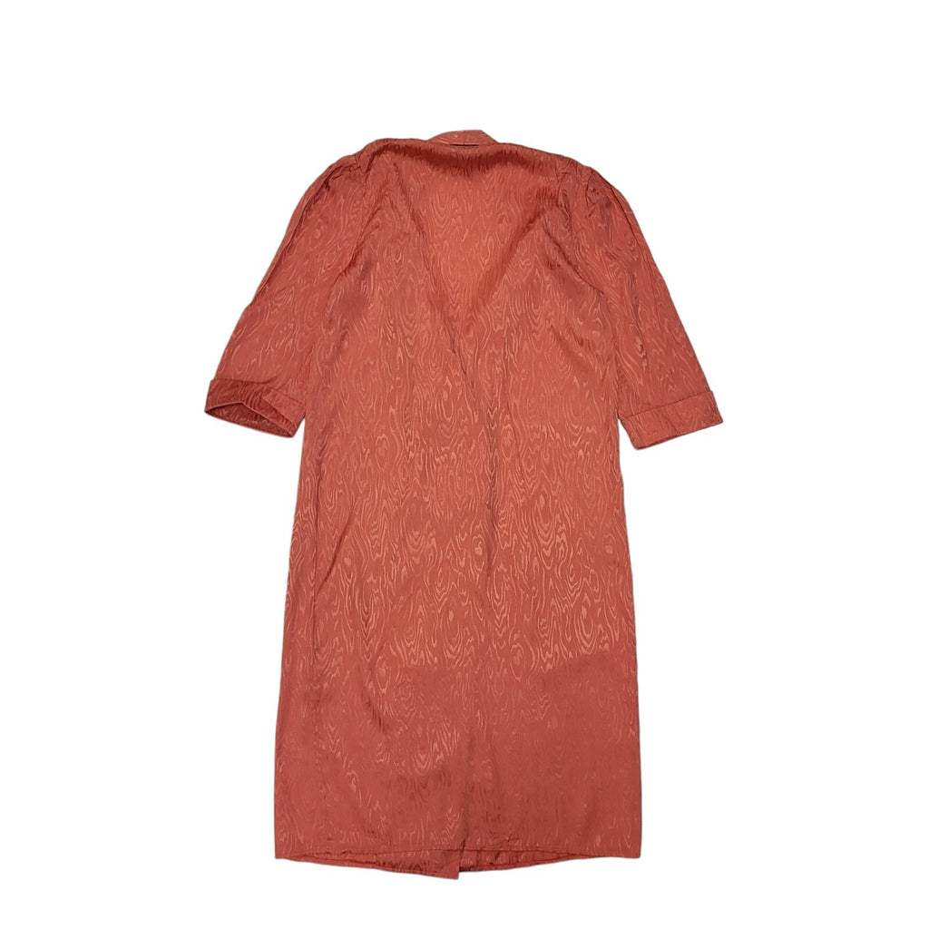 Something Special 80s Vintage Orange Buttoned Dress Women's 14