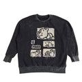 Winnie The Pooh 90's Black Crew Neck Sweatshirt UK Women's Size 20