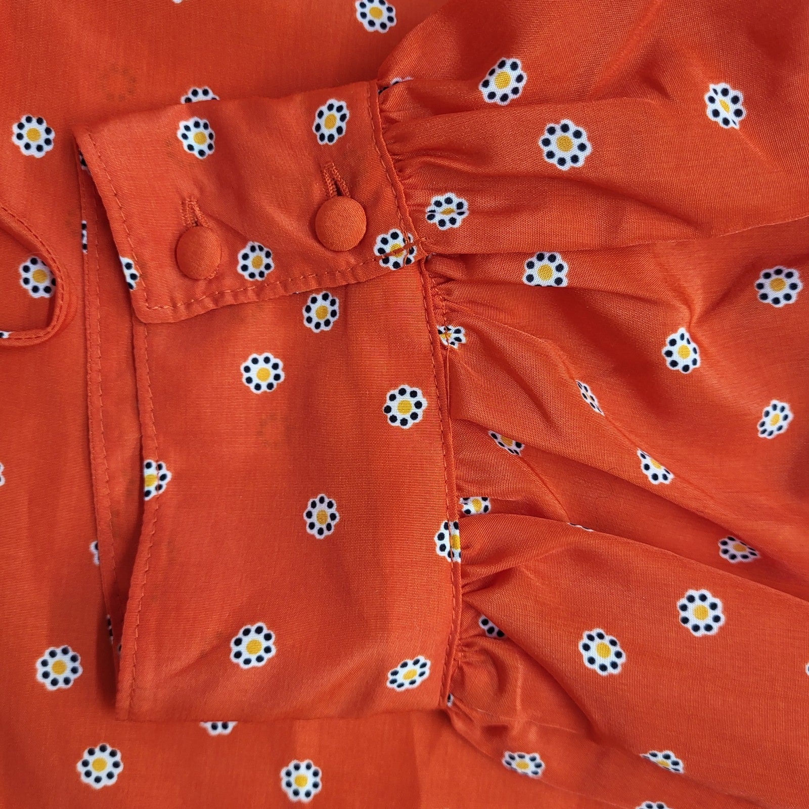 Levi's Blouse Vintage Y2K Dotted Cropped Balloon Sleeve Bnwt Women's Uk 2XL