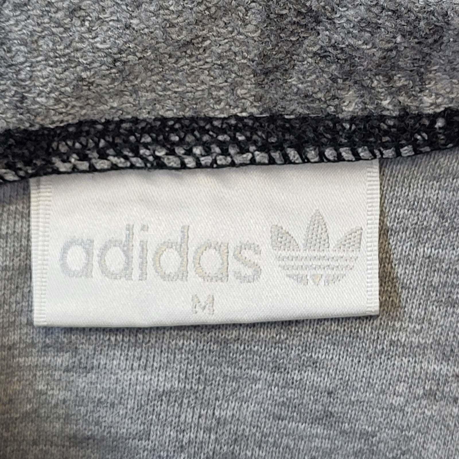 Adidas 90s Vintage Stree Grey Over-sized  Sweatshirt Men's Size Medium