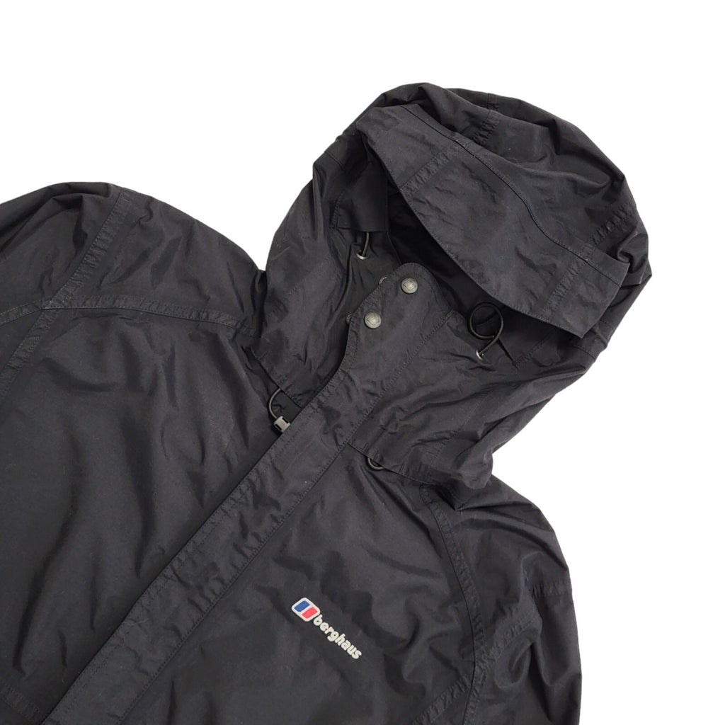 Berghaus Black Vintage Y2K Full Zip Hooded Jacket Uk Women's Size L12