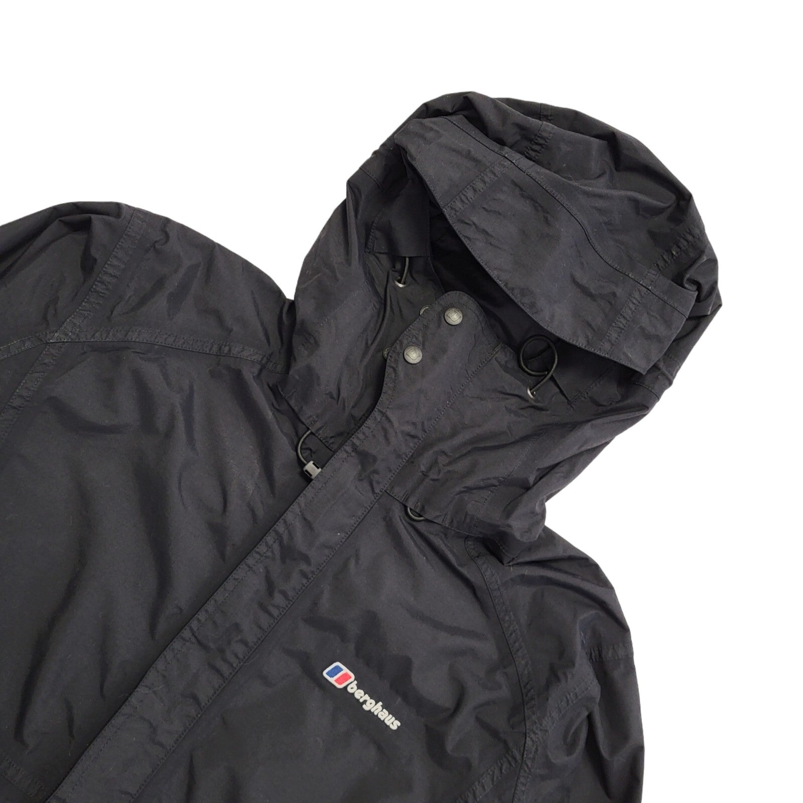 Berghaus Black Vintage Y2K Full Zip Hooded Jacket Uk Women's Size L12
