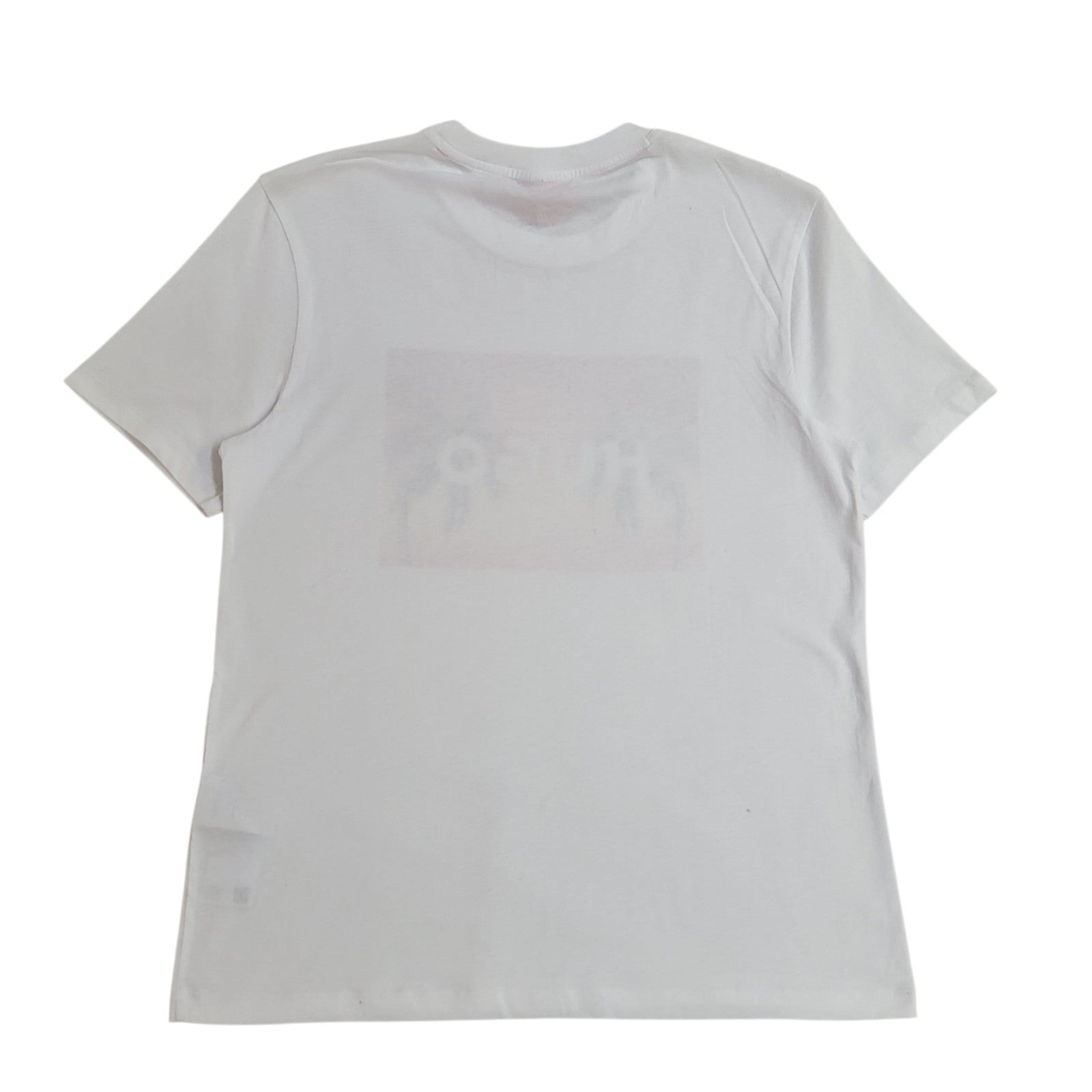 Hugo Boss White Y2k Cotton Palm Trees Double Stitch T-Shirt Uk Men's Size XS
