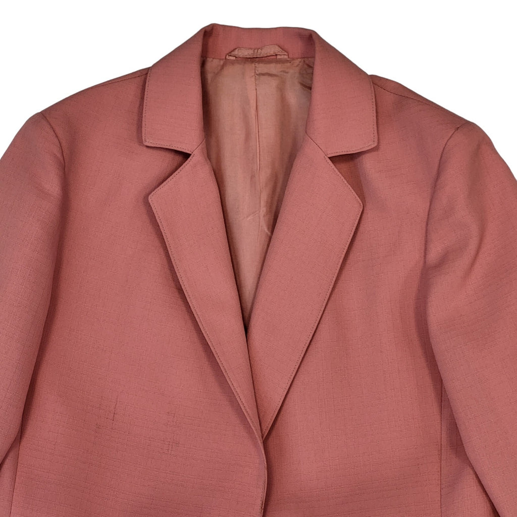 Susan Barry 70s Vintage Pink 2 Piece Blazer & Skirt Size 10