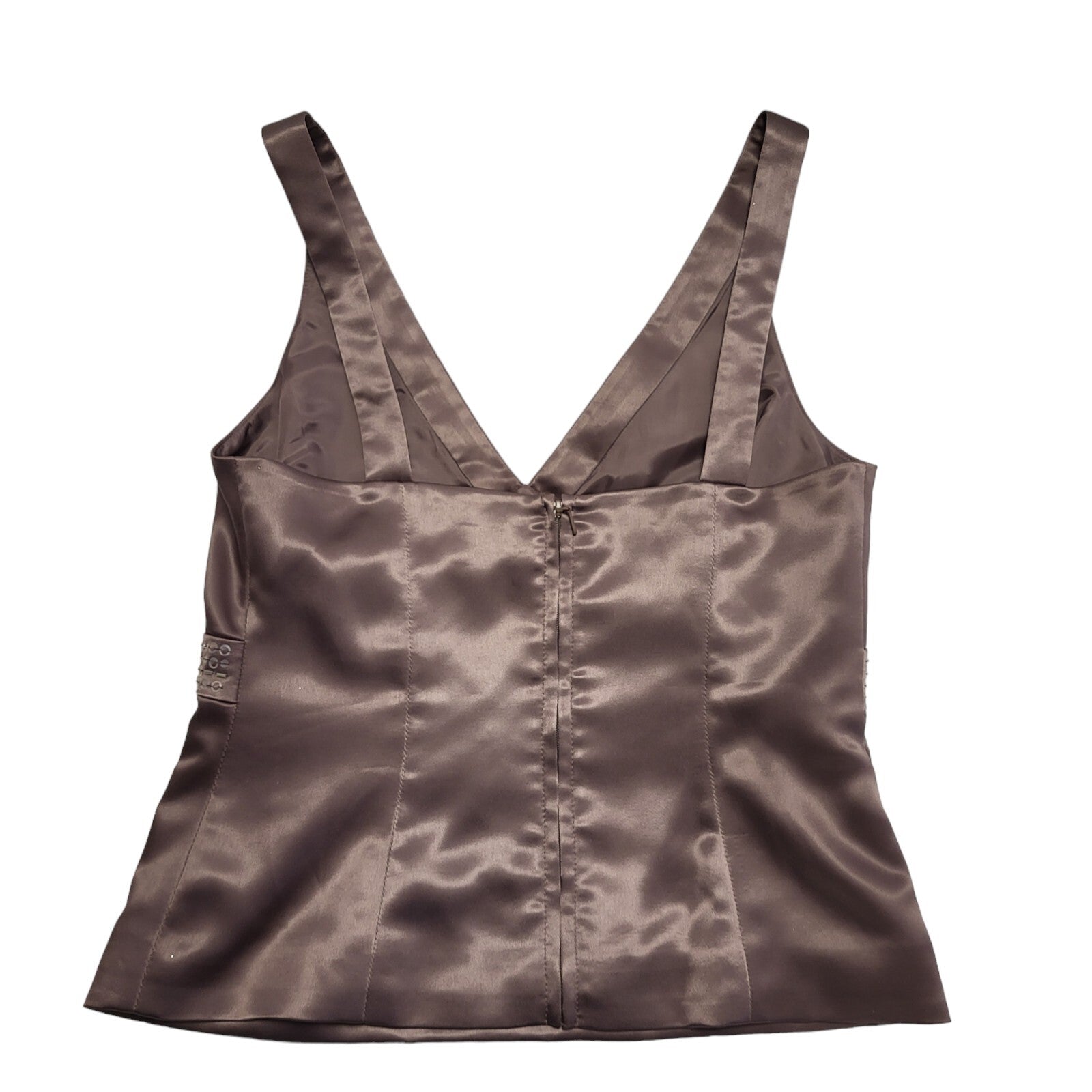 Next Y2K Mauve Party Top Womens UK Size 10