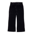 Ann Taylor Y2K Black Velour Straight Leg Trouser Size 12 W30 (USA 8)