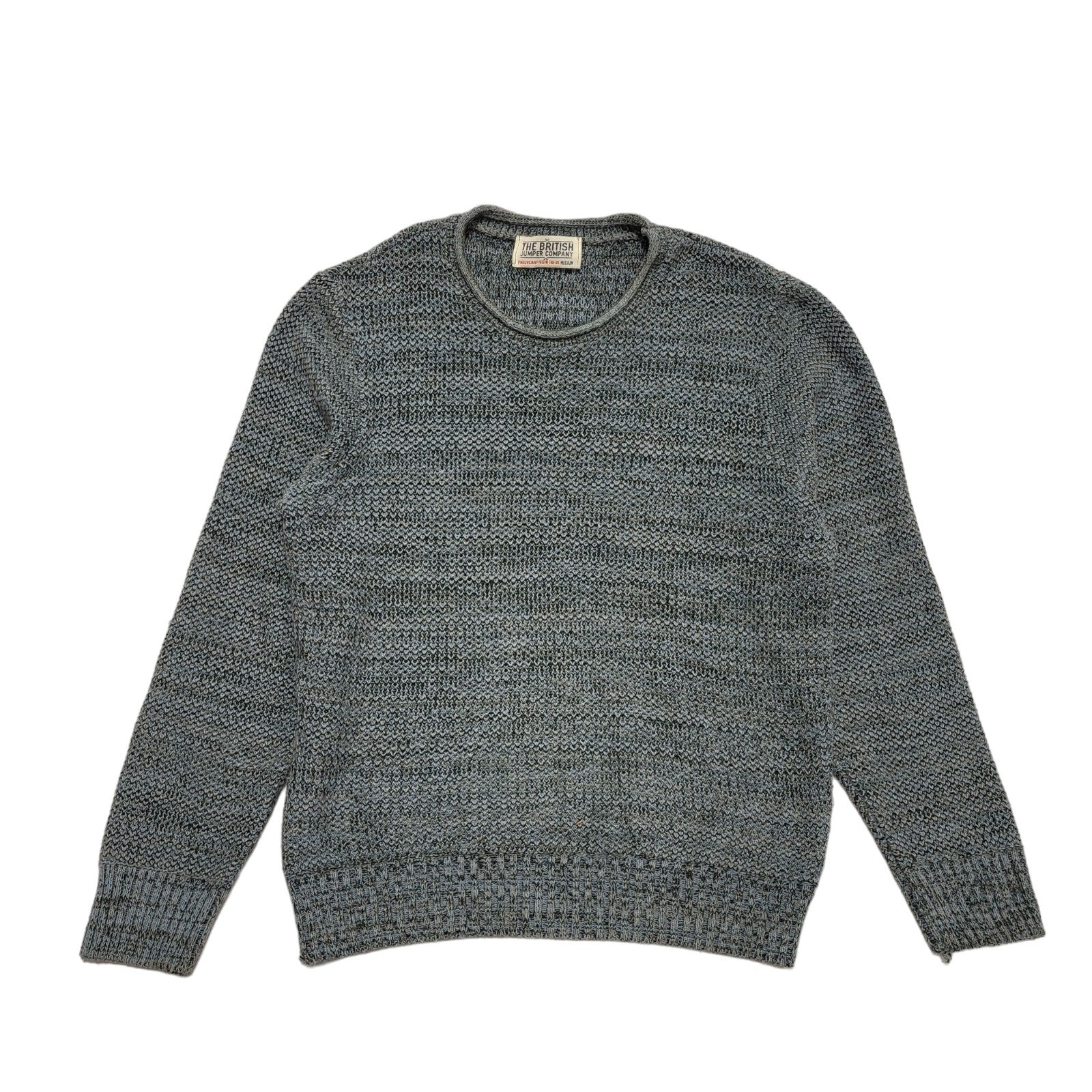 The British Jumper Vintage 90s Blue Crew Neck Jumper Uk Men's Size M