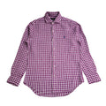 Polo Ralph Lauren Vintage 90's Pink & White Checked Long Sleeve Shirt Men's UK S