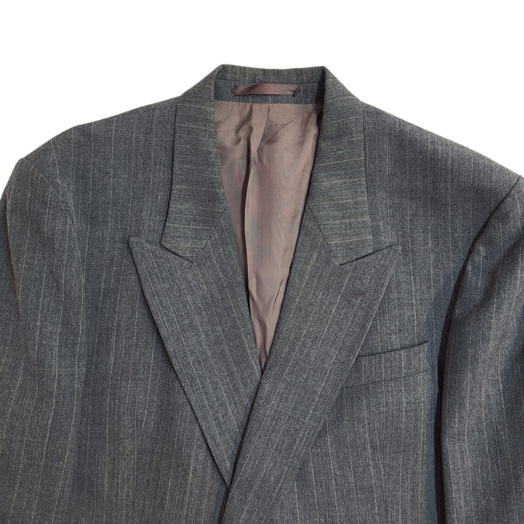 St Michael Grey 70s Blazer Suit Jacket Uk Men's Size Large 42"