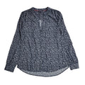 Tommy Hilfiger Blue & White 90's Long Sleeve Heart Shirt Women's UK 8 (usa 4)