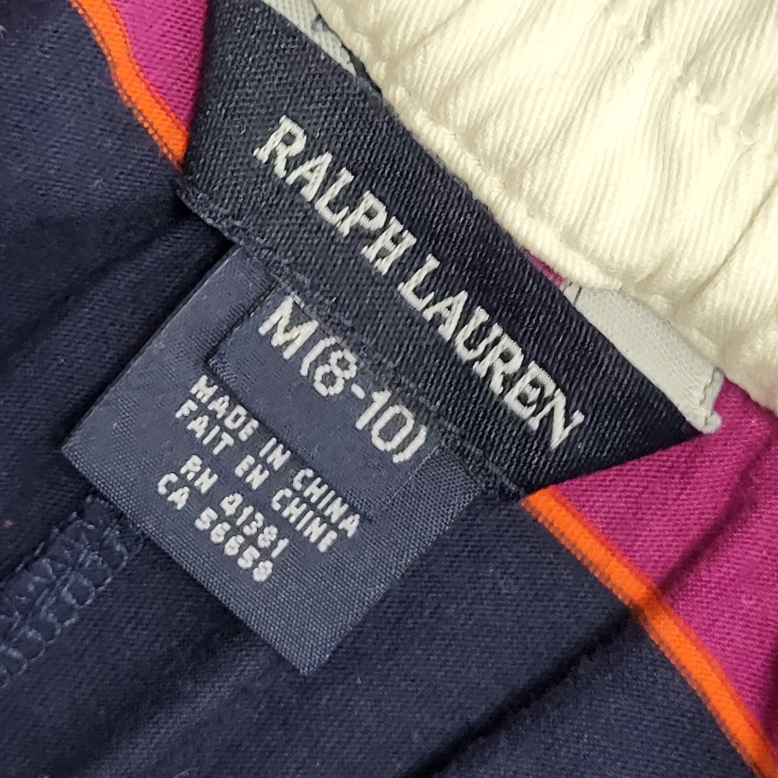 Ralph Lauren Purple Striped Pencil Skirt Uk Women's Size Medium W28