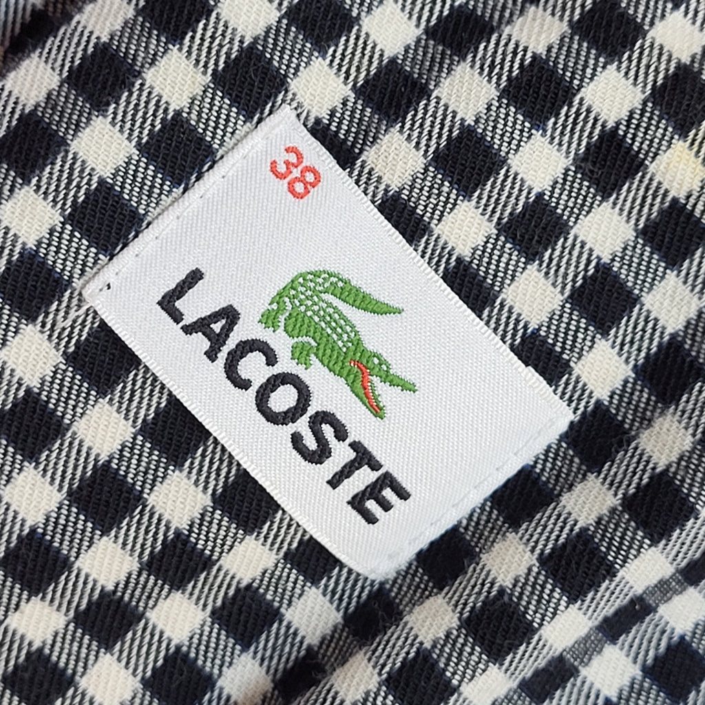 Lacoste Vintage 90's Red Long Collared Button Front Coat Women's Uk 10