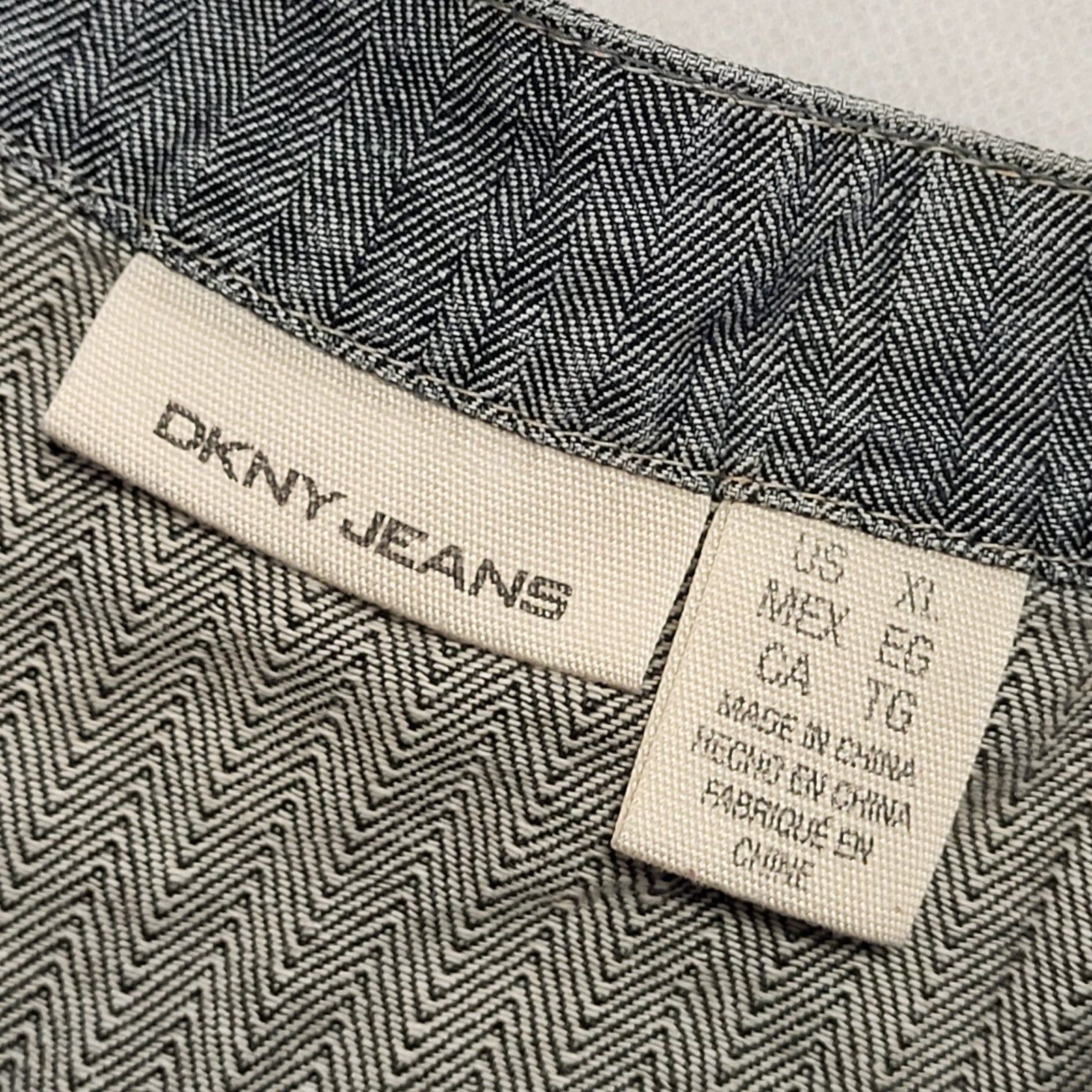 DKNY Jeans Denim Blue Button Up Short Sleeve Dress Womens Size XL