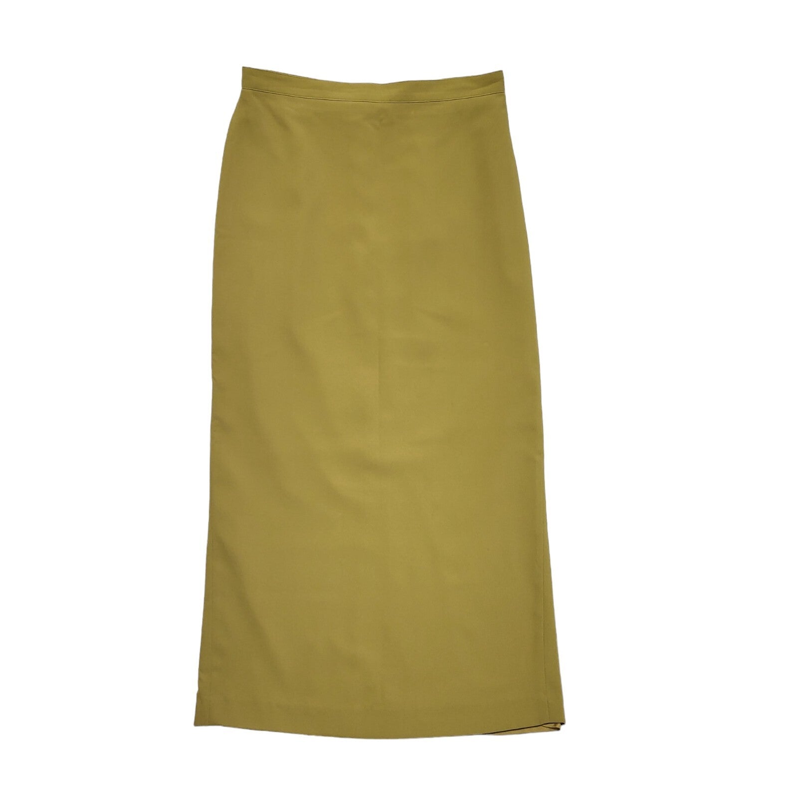 Wallis Vintage Dark Green 90's Straight Maxi Skirt Uk Women's Size 14 W34