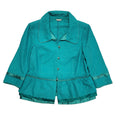 Vintage Green 90s Button Dress Jacket Uk Women's Size 20