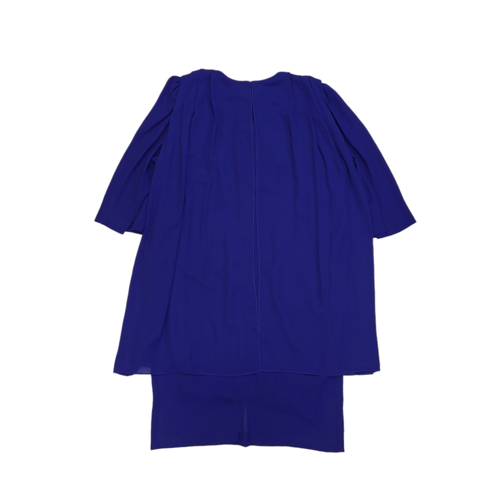 Pronovias 80s Vintage Blue Evening Evening Dress Women's 16