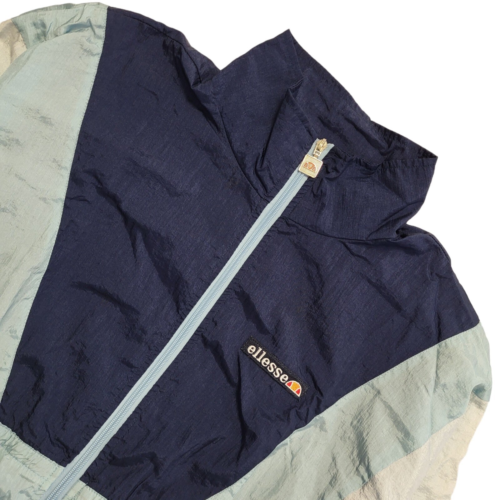 Ellesse Blue Vintage 90s Sports Shell Track Jacket Uk Men's Size Small
